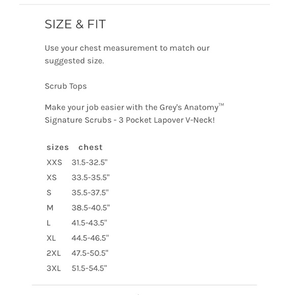 Grey’s Anatomy NWT by Barco Signature - 3 Pocket Scrub Set-Medical Pants and Top - Picture 16 of 16